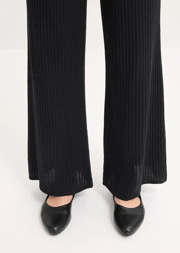 Pantalon l&eacute;ger en maille, bonprix