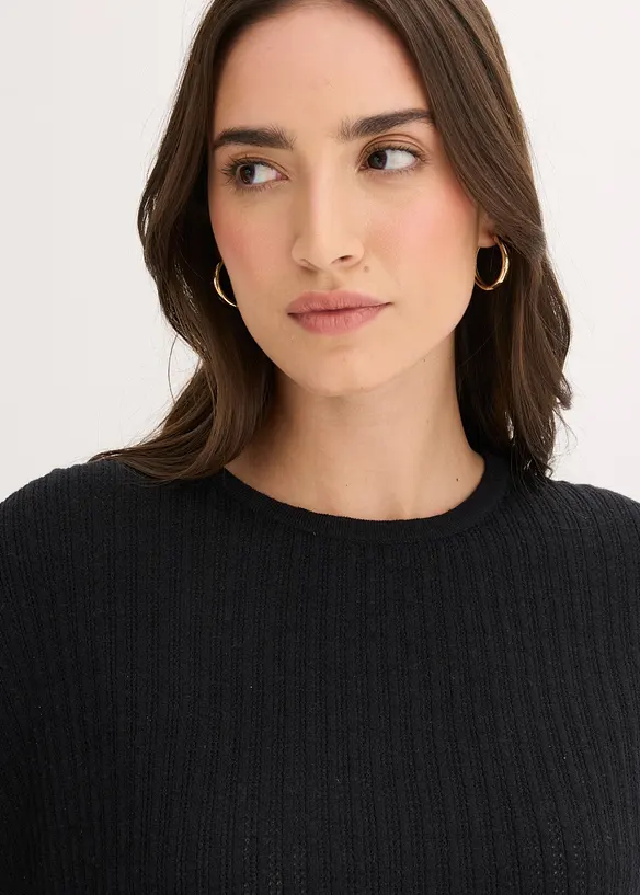 T-shirt l&eacute;ger en maille, bonprix