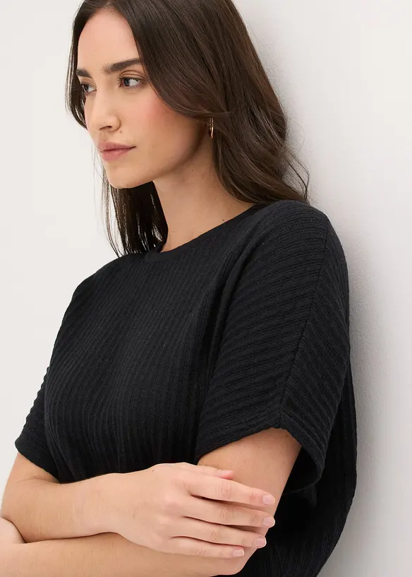 T-shirt l&eacute;ger en maille, bonprix