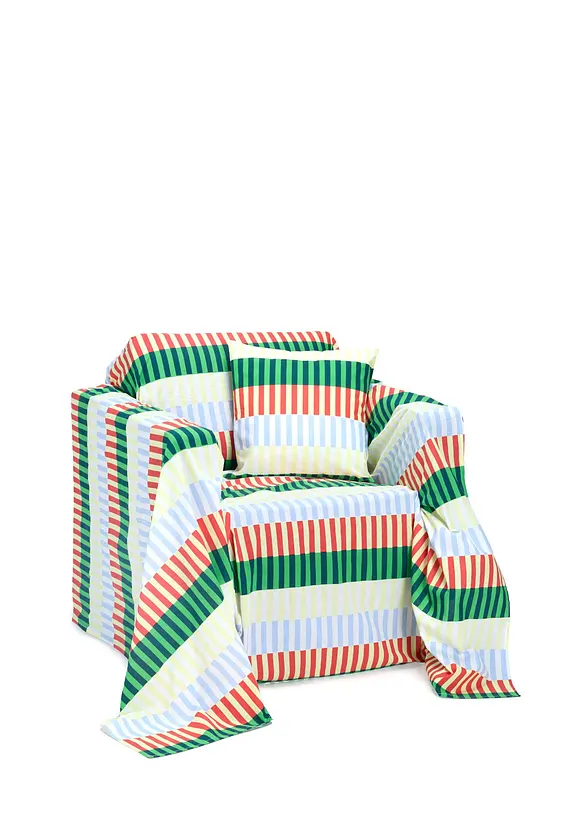 Dessus de lit &agrave; rayures color&eacute;es, bonprix