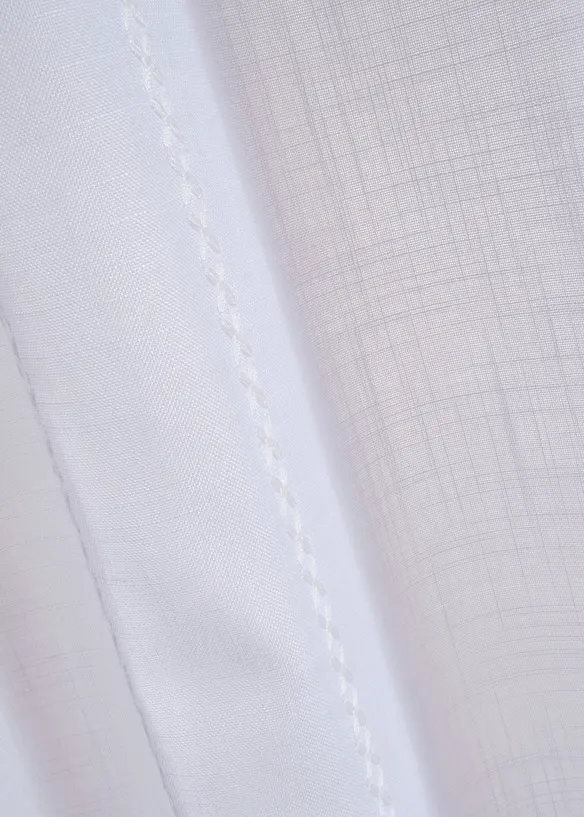 Voilage &agrave; rayures brod&eacute;es (1&nbsp;pce), bonprix