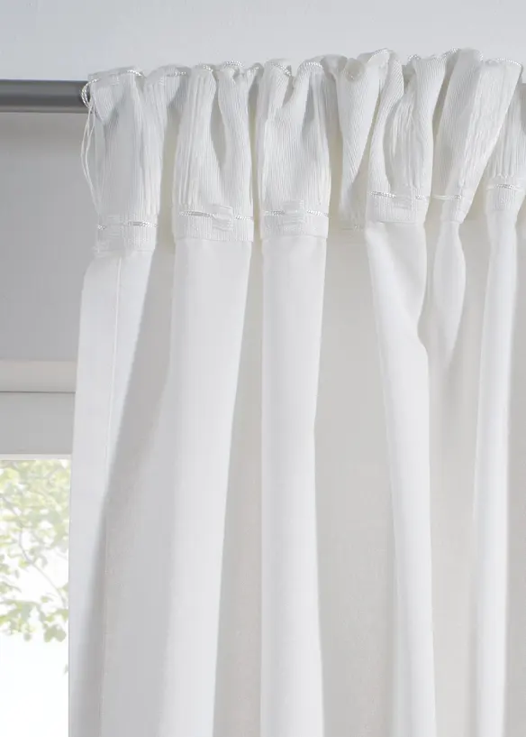 Rideau en coton (1&nbsp;pce), bonprix