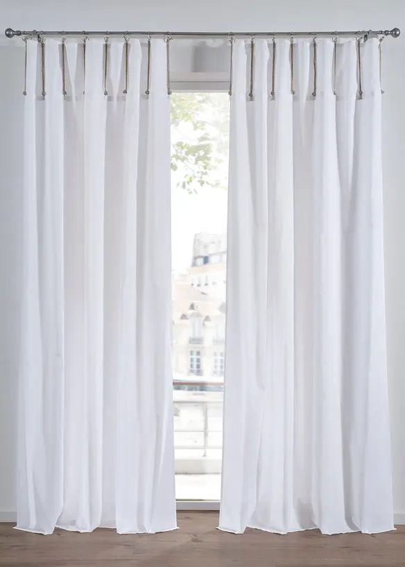 Voilage (1 pce) avec anneaux, bonprix