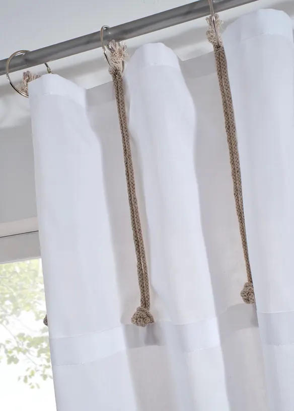 Voilage (1 pce) avec anneaux, bonprix