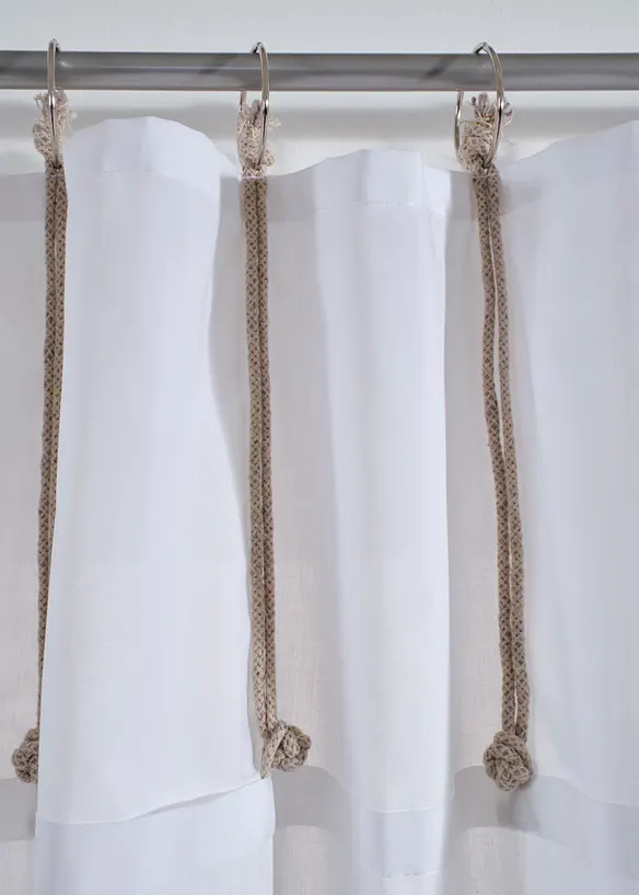 Voilage (1 pce) avec anneaux, bonprix