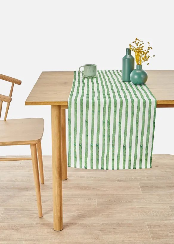 Chemin de table ray&eacute;, d&eacute;perlant, bonprix