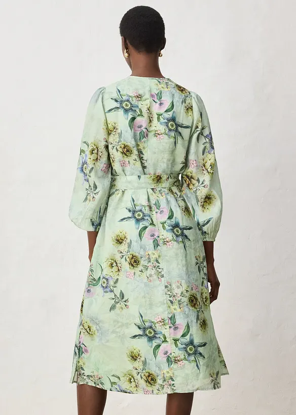 Robe longue en ramie, bonprix