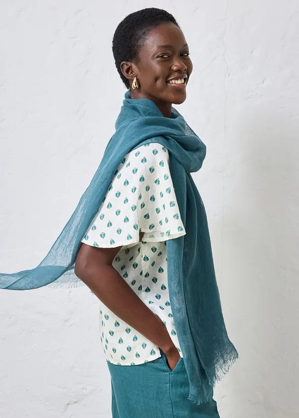 Foulard estival en lin, bonprix
