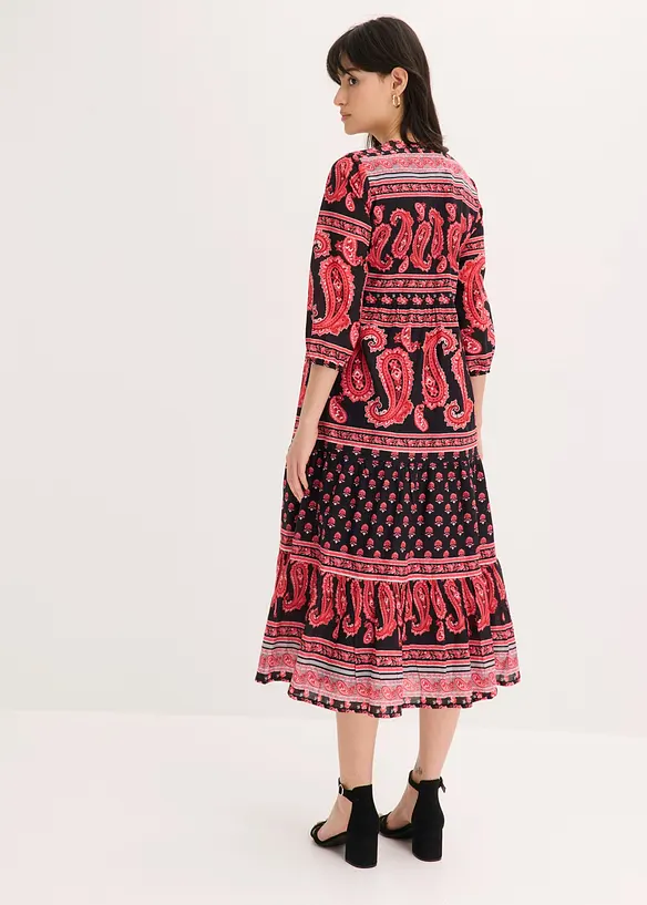 Robe midi 100% coton, bonprix