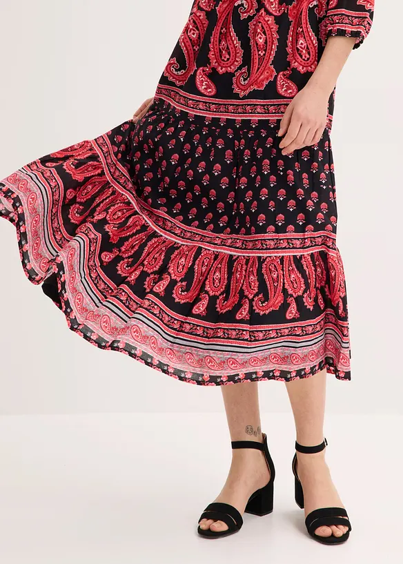 Robe midi 100% coton, bonprix