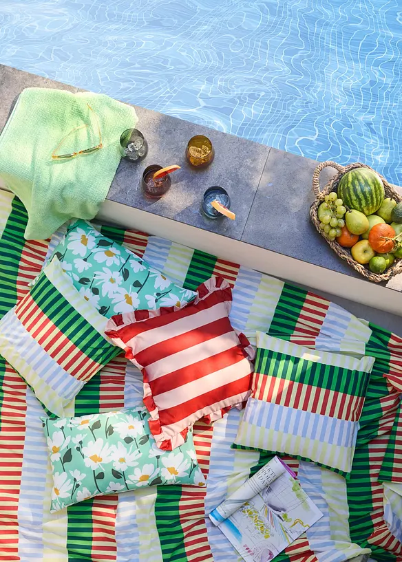 Dessus de lit &agrave; rayures color&eacute;es, bonprix