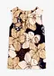noir/beige naturel/toffee/beige foncé floral