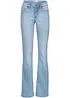 Jean bootcut taille mi-haute, extensible et confortable, bonprix