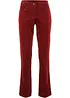Pantalon droit en velours côtelé extensible, bonprix