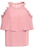 Blouse à épaules dénudées avec dentelle, BODYFLIRT