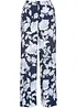 Pantalon palazzo imprimé en viscose, bonprix