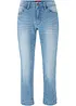 Jean slim taile mi-haute, raccourci, bonprix
