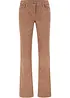Pantalon bootcut en velours côtelé extensible, bonprix