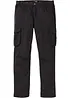 Pantalon cargo regular coupe confort, 100% coton, droit, bonprix