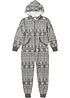 Combipyjama oversize en matière sweat, bonprix
