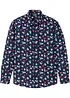 Chemise manches longues à imprimé Noël, Slim Fit, bonprix