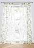 Voilage à imprimé floral avec polyester recyclé (1 pce), bonprix