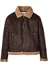 Blouson enduit doublé sherpa, bonprix