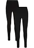 Lot de 2 leggings, bonprix