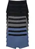 Lot de 10 boxers coton, bonprix
