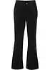 Pantalon Flare en velours côtelé extensible avec taille haute confortable, bonprix