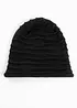 Beanie uni à fronces, bonprix