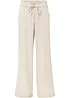 Pantalon Palazzo mélangé lin, bonprix