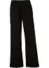 Pantalon en twill avec jambes évasées et taille confortable, bonprix