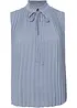 Blouse plissée sans manches, bonprix