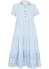 Robe 100% coton avec broderies anglaises, bonprix