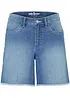 Short en jean, taille mi-haute, extensible, bonprix