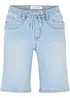 Bermuda en jean, coupe slim, taille mi-haute, bonprix