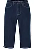 Bermuda slim en jean, taille haute, bonprix