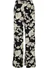 Pantalon palazzo imprimé en viscose, bonprix