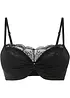 Soutien-gorge push-up à empiècement dentelle, bonprix