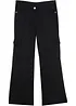 Pantalon cargo large en viscose fluide, bonprix