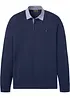 Polo manches longues en maille piquée 100% coton, bonprix