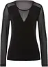 T-shirt manches longues en mesh, bonprix