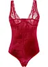 Body en velours ouvert, bonprix