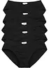 Lot de 5 slips, forme en V, bonprix