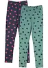Lot de 2 leggings, bonprix