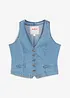 Gilet sans manches en jean extensible, bonprix
