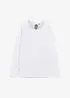 T-shirt manches longues Essential avec col rond, sans couture, bonprix PREMIUM