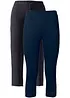 Lot de 2 leggings corsaire étroits, bonprix