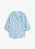 Blouse oversize en gaze de coton légère, bonprix